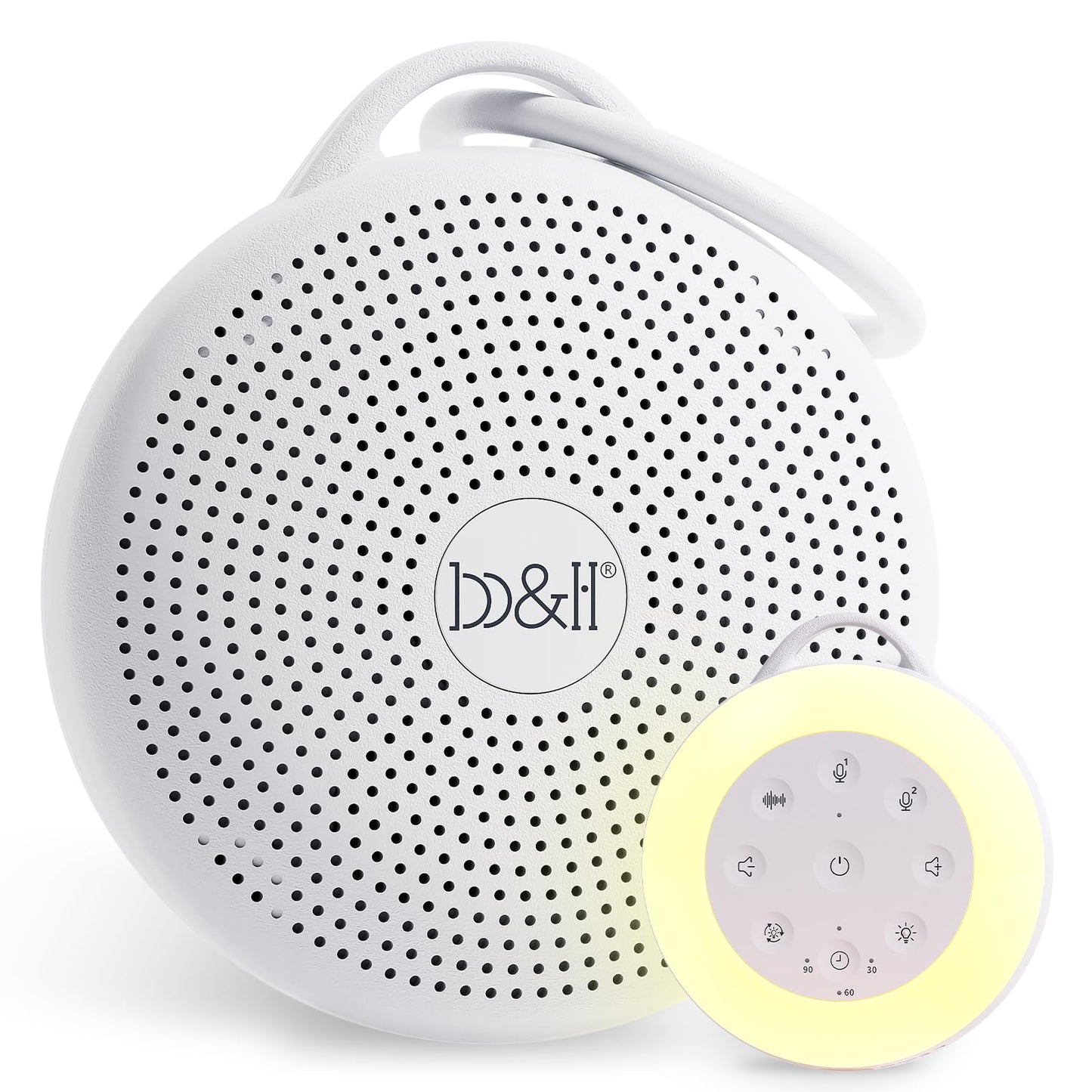 b&h Portable White Noise Machine with Night Light
