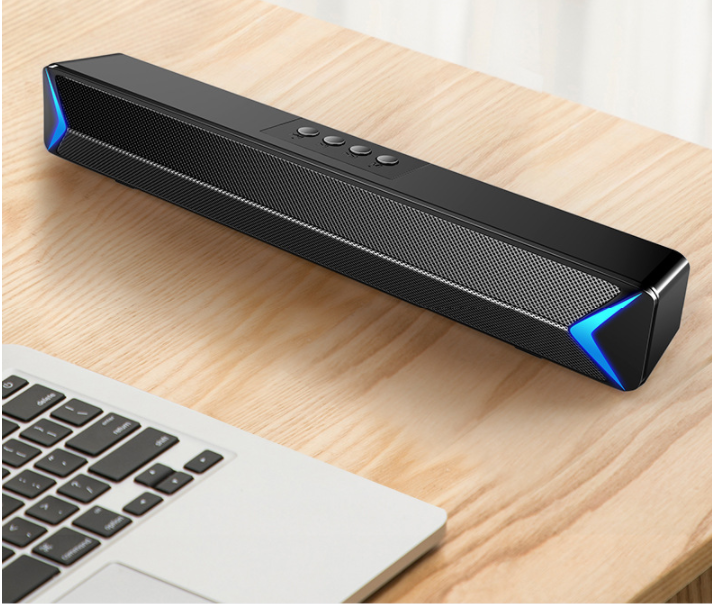 Compact Bluetooth Soundbar — Home Theater Speaker