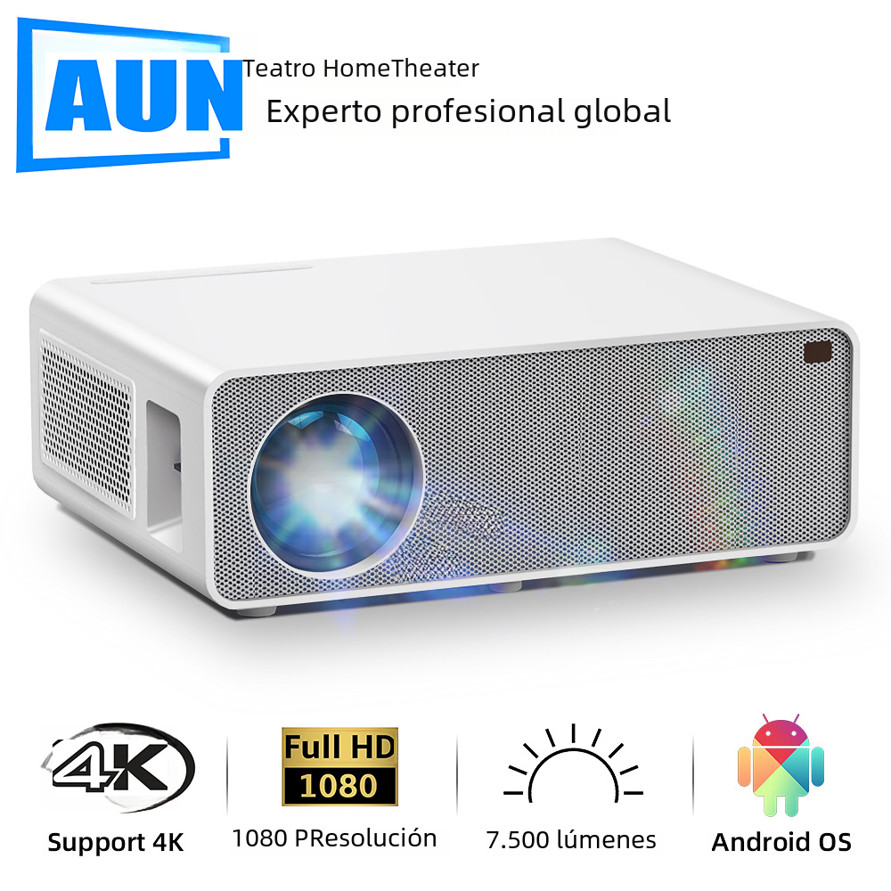 AKEY7 7500-Lumen Projector — 1080p LED, 4K Support