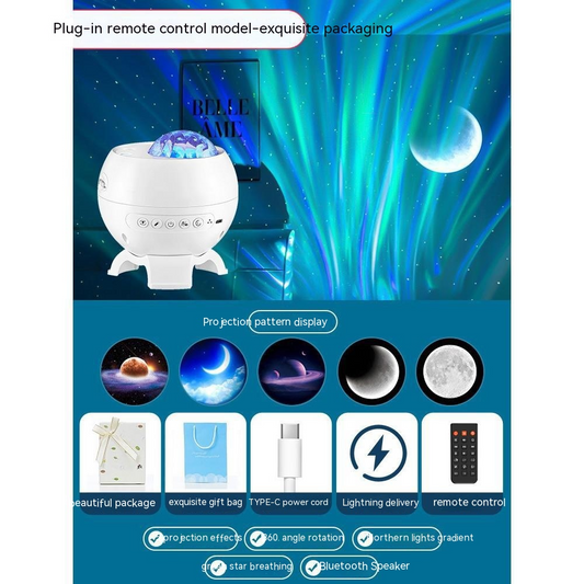 Galaxy Star Projector — Ambient Mood Lighting